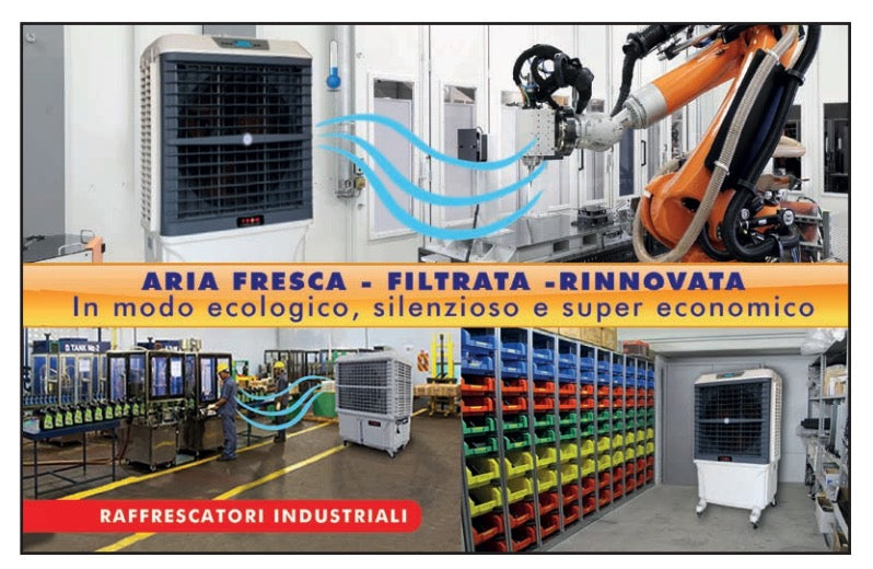 Briotron 8000 - Raffrescatore evaporativo portatile per medi ambienti fino a 100 m²