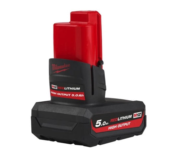 Milwaukee M12 HB5 - Batteria High Output - 5Ah alta potenza
