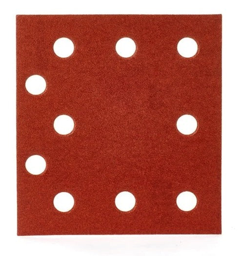 Milwaukee 4932430815 - Carta abrasiva per levigatrice orbitale 115 x 107 mm - pacco da 10 pezzi