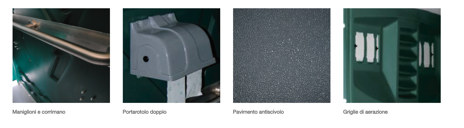 Rototec BDWR500VV - Bagno mobile WC chimico per disabili a ricircolo