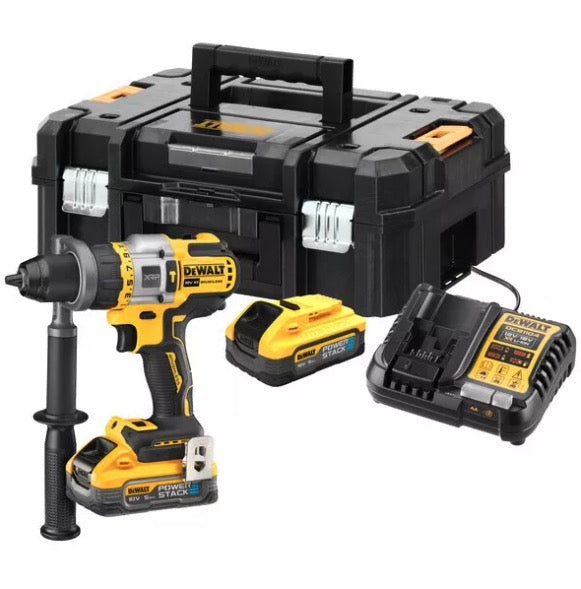 Dewalt DCD996H2T - Trapano avvitatore a batteria con percussione - 2 x 5Ah POWERSTACK