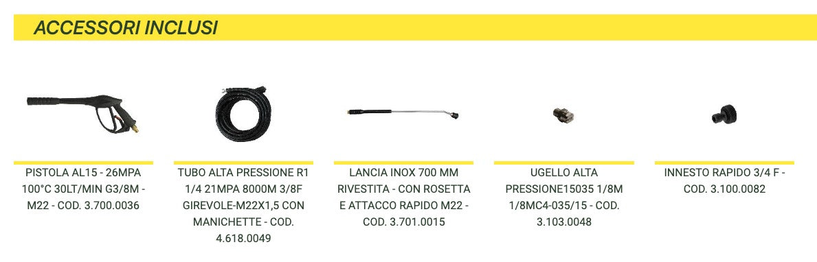 Lavor AUCKLAND - Idropulitrice ad acqua calda 150 bar - 570 l/h