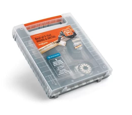 Fein Best of E-Cut Starlock WOOD & METAL - Set 6 lame per utensili multifunzione