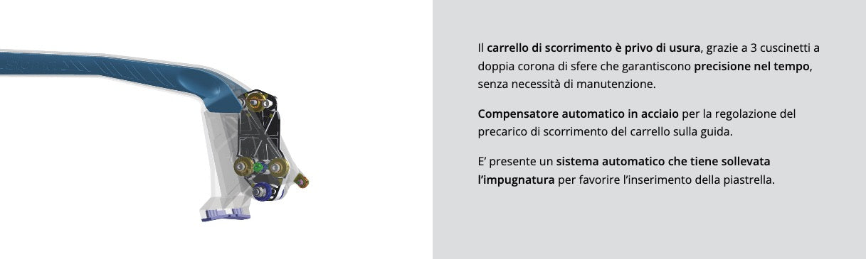 Sigma 4BU - Tagliapiastrelle incisione a trazione, taglio fino a 70 cm
