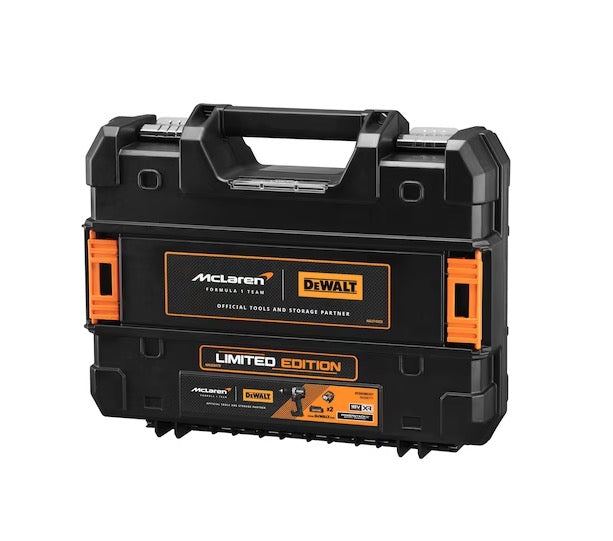 Dewalt DCD85ME2GT-QW - Trapano avvitatore a percussione 18V XR Brushless - DEWALT x McLAREN TEAM F1 