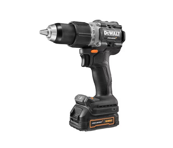 Dewalt DCD85ME2GT-QW - Trapano avvitatore a percussione 18V XR Brushless - DEWALT x McLAREN TEAM F1 
