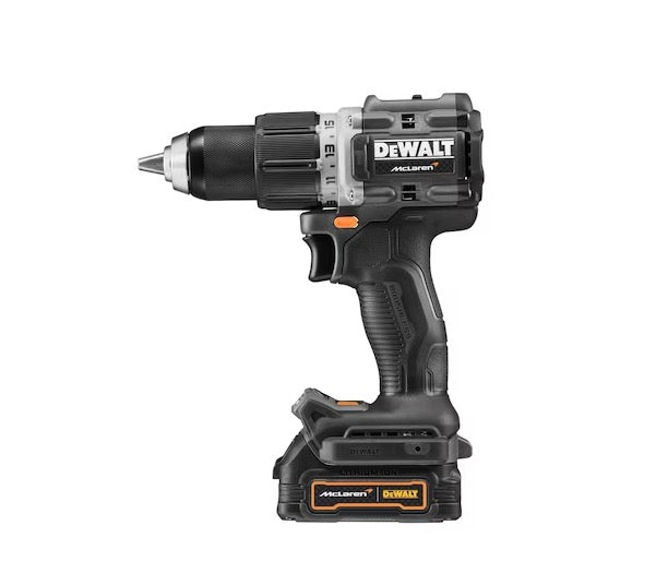 Dewalt DCD85ME2GT-QW - Trapano avvitatore a percussione 18V XR Brushless - DEWALT x McLAREN TEAM F1 