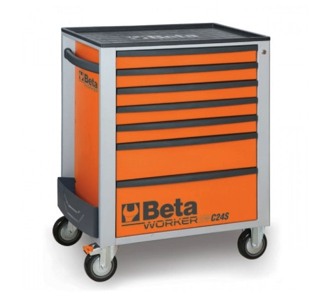 Beta BW 2400S 7/E-M - Carrello porta attrezzi completo di 394 utensili - arancione 