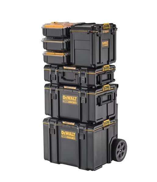 Dewalt ToughSystem 2.0 DWST08035 - Cassetta porta attrezzi profonda e compatta  