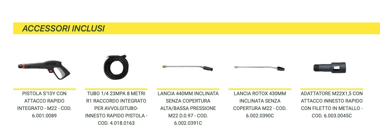  Lavor PASCAL 23 PRO - Idropulitrice ad acqua fredda con motore ad Induzione 