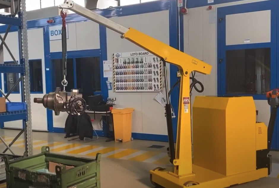 Flex Lifting FLEX F1000SB - Gru girevole a trazione con singolo sfilo elettrico - 1000 Kg