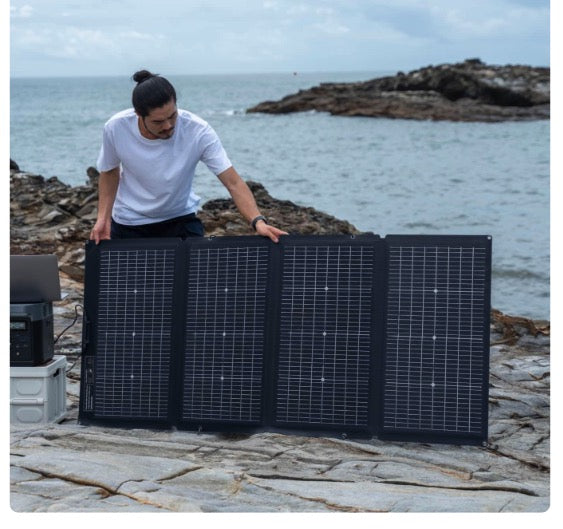 EcoFlow ECO66633 - Pannello Solare Bifacciale Pieghevole da 220W
