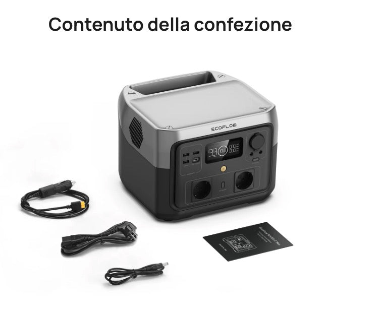 EcoFlow RIVER 2 Max - Generatore powerstation portatile a 500W