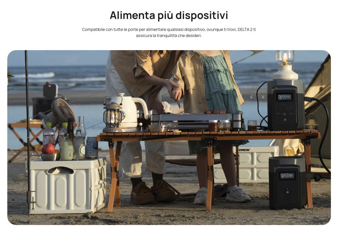 EcoFlow Batteria per DELTA 2 - Batteria supplementare intelligente per generatore DELTA 2