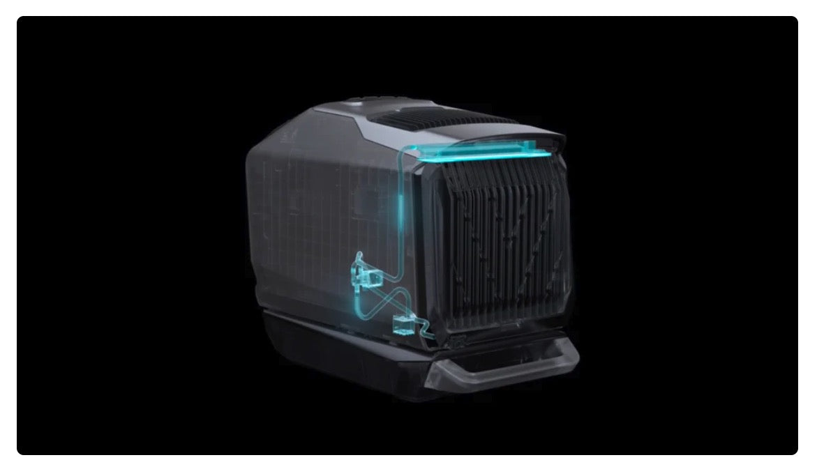 EcoFlow WAVE 2 - Condizionatore d'aria portatile a batteria - fino a 10 m² 