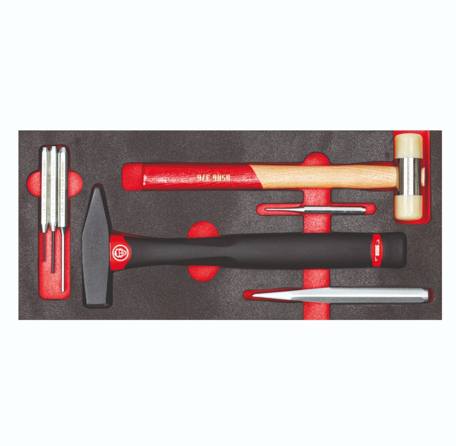 Usag 516 ST6NMM - Carrello porta attrezzi da officina completo di 156 utensili cod. U05161628