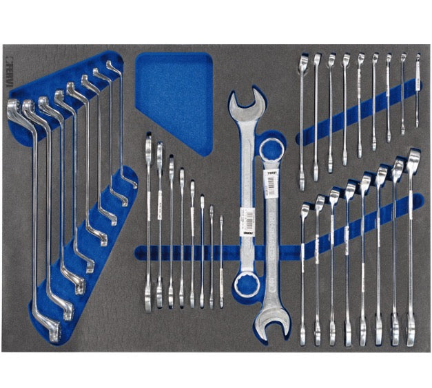 Fervi C960/CC04 - Carrello porta attrezzi completo per officina - 219 utensili 