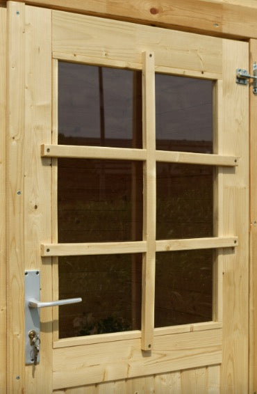 Losa legnami Astrid - Casetta da giardino in legno di abete non trattato - 300 x 300 cm 