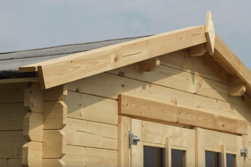 Losa legnami Astrid - Casetta da giardino in legno di abete non trattato - 300 x 300 cm 