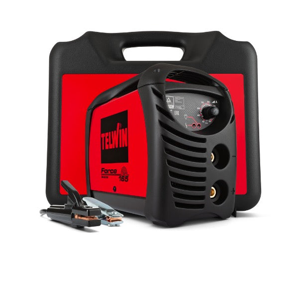 Saldatrice inverter ad elettrodo Telwin Force 165 - Valigetta e accessori con OMAGGIO
