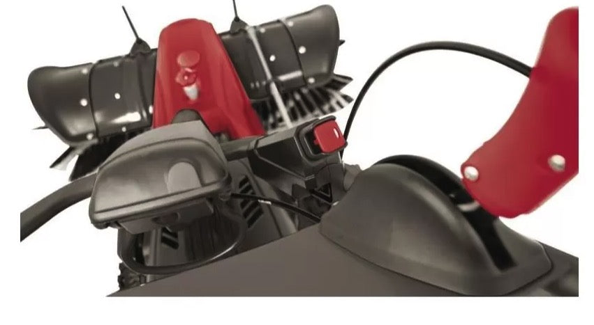 Scheppach SC2200PE - Spazzatrice a scoppio multifunzione con avviamento a scoppio 