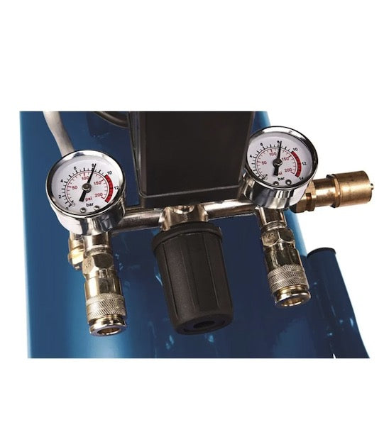 	 Scheppach HC52DC - Compressore aria 50lt lubrificato portatile bicilindrico V - 8bar