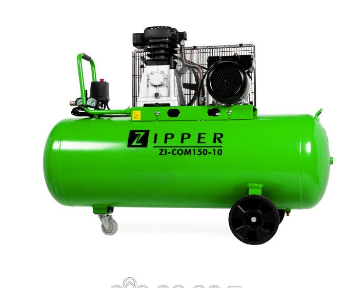 Zipper ZI-COM150-10 - Compressore a cinghia 150 litri 230V 
