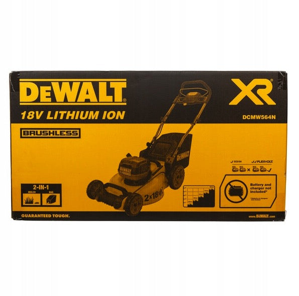 Dewalt DCM564N - Rasaerba a batteria 2 x 18V - solo corpo 