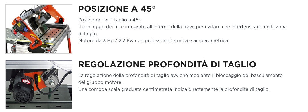 Battipav Prime 150S - Tagliapiastrelle elettrico ad acqua con banco - taglio 150 cm 