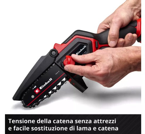 Einhell GE-PS 18/15 Li BL-Solo - Potatore a catena a batteria - solo corpo 