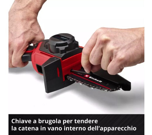 Einhell GE-PS 18/15 Li BL-Solo - Potatore a catena a batteria - solo corpo 