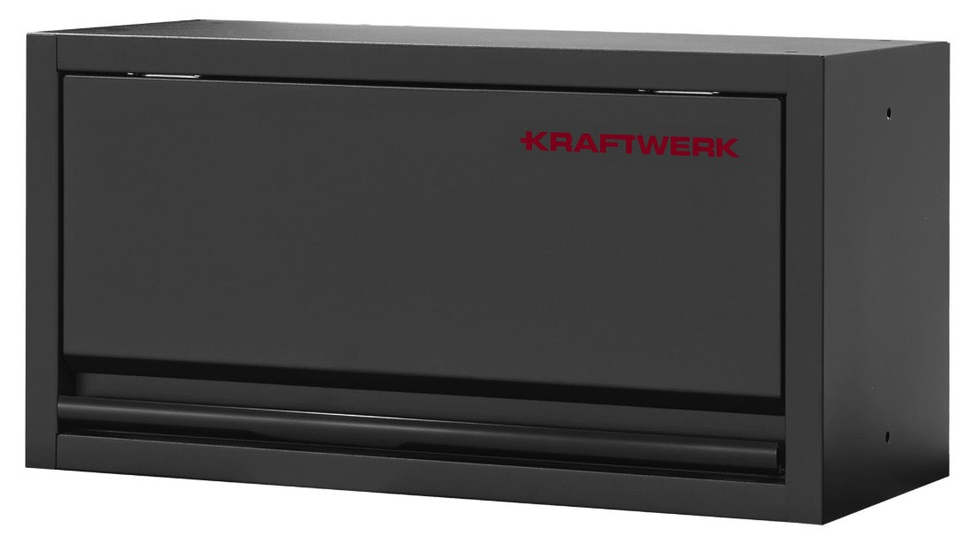 Kraftwerk 3964G-BLK - Arredamento da officina a 4 elementi con piano in legno - nero 