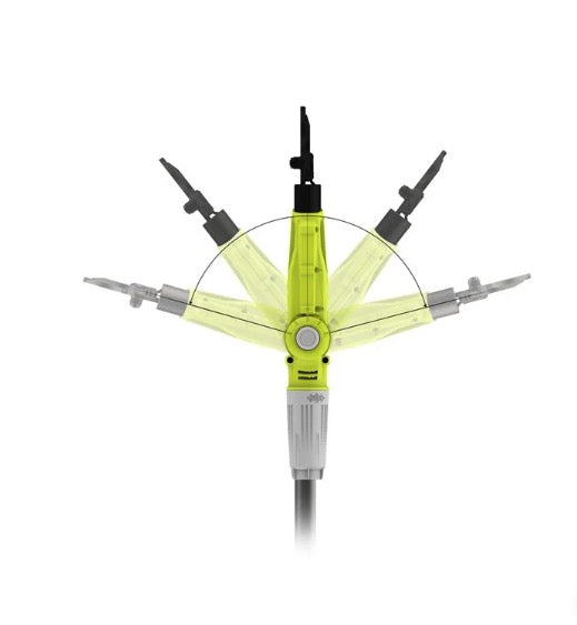 Ryobi RY18PLA-0 - Svettatoio a batteria 18V - solo corpo - asta telescopica da 1,9 m fino a 2,7 m