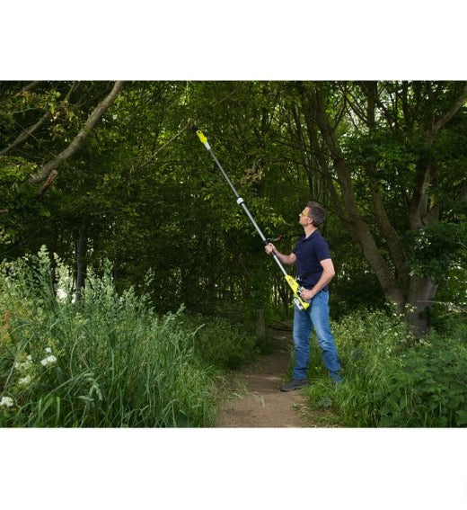 Ryobi RY18PLA-0 - Svettatoio a batteria 18V - solo corpo - asta telescopica da 1,9 m fino a 2,7 m