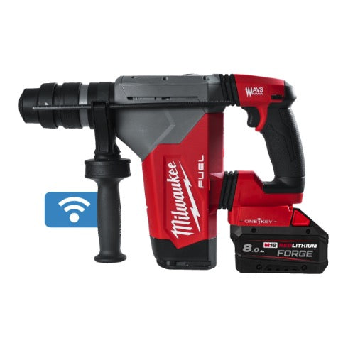 Milwaukee M18 ONEFHPX-802X - Martello perforatore SDS M18 FUEL da 32 mm ONE-KEY  - 2 x 8Ah FORGE