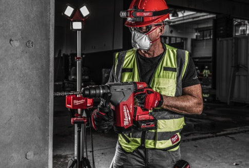 Milwaukee M18 ONEFHPX-802X - Martello perforatore SDS M18 FUEL da 32 mm ONE-KEY  - 2 x 8Ah FORGE
