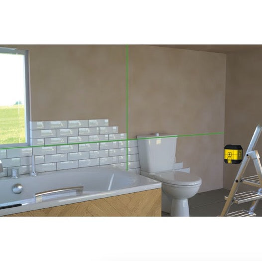 STANLEY Cubix - Livella laser autolivellante a raggio verde -