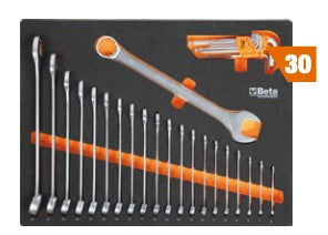 Beta C45PRO 2.0 X/268UT - Arredamento per officina con piano rivestito in acciaio completo di 268 utensili 