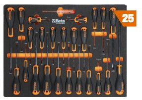 Beta C45PRO 2.0 X/71UT - Arredamento per officina con piano rivestito in acciaio completo di 271 utensili 