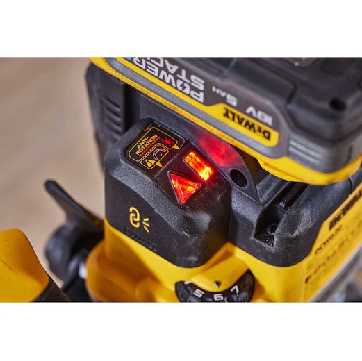 Dewalt DCW620H2-QW - Elettrofresatrice ad affondamento XR 18V Motore BRUSHLESS - 2 x 18V Powerstack 5Ah