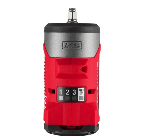 Milwaukee M12 FSCIWF14-252X - Avvitatore a impulsi a batteria 18V con attacco da 1/4" - 2 batterie da 2,5 Ah High Power