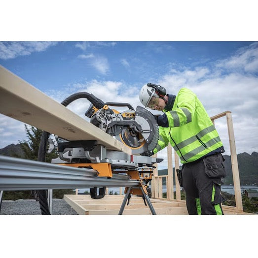 Dewalt DCS782XW2-QW - Troncatrice radiale 305 mm doppia inclinazione 18V XR + Sistema tracciatura XPS - 2 x 18V 8Ah