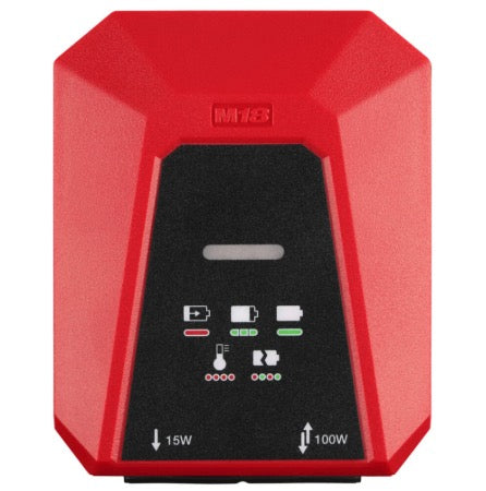 Milwaukee M18 TC-0 - Mini caricabatterie 2 in 1 con powerbank 18V