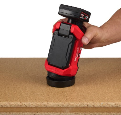 Milwaukee M12 ALIP-0 - Faro led ruotabile Packoput con Power Bank 12V - solo corpo 