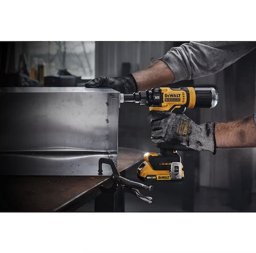 Dewalt DCF403NT-XJ - Rivettatrice a batteria 18V - solo corpo in valigetta 