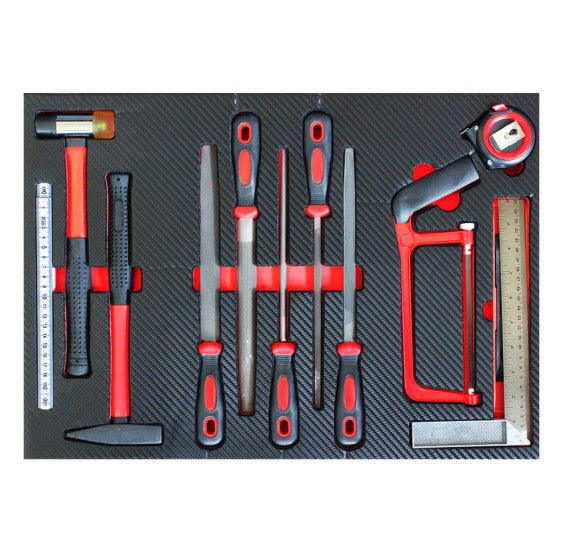 Marcotools 05.088.140 - Carrello porta attrezzi 7 cassetti con piano in INOX completo di 196 utensili 