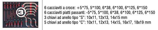 Marco Tools 05.088.155 - Carrello 7 cassetti con 232 utensili su supporto morbido in EVA