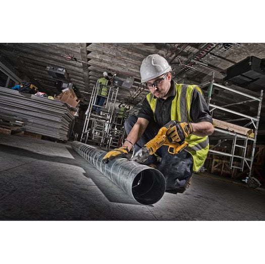 Dewalt DCS491NT-XJ - Cesoia per metalli a batteria 18V - solo corpo in valigetta 