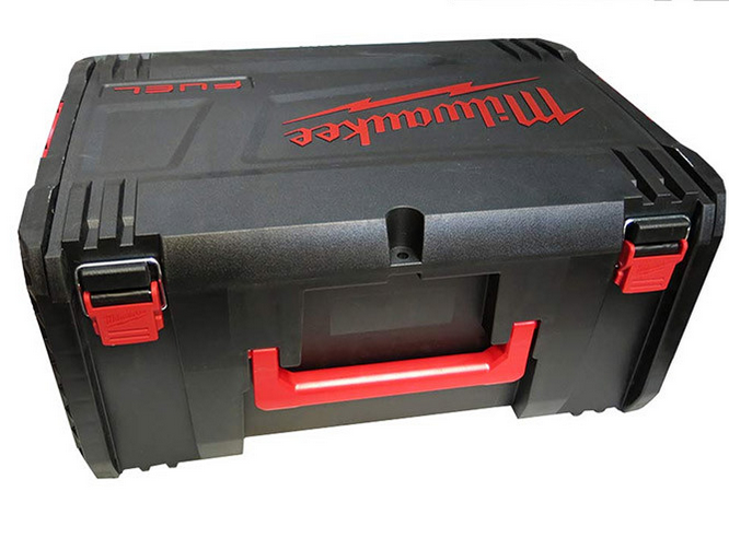 Milwaukee Heavy Duty box - Valigetta cassetta per elettroutensili - Termoformato a scelta - Vuota-Alta - Per tassellatore senza termoformato