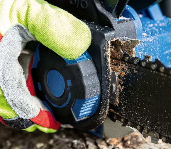 Scheppach bc-cs355duo-x Motosega brushless 2x20v lama 33.5 cm , senza caricabatterie e senza batterie ixes